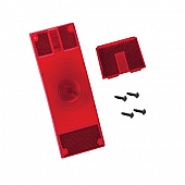 Bargman Trailer Light Lens Red Rectangular Set of 2