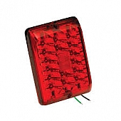 Bargman Trailer Stop/ Tail/ Turn Light/ LED Bulb Rectangle Red