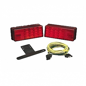 Bargman Trailer Tail Light LED Bulb Rectangle Red