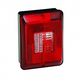 Bargman Trailer Tail Light Rectangular Incandescent Red