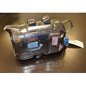Airstream Porcelain Teapot 9 inch x 5 inch x 4 inch