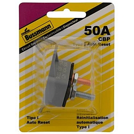Bussman Circuit Breaker - 14 Volt 50 Amp - BP/CBP-50BA-RP