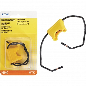 Bussman Fuse Holder 20 Amp ATC Blade Type - Yellow 8 inch Length 