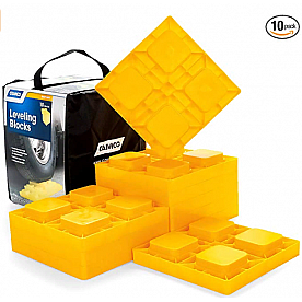 Camco Leveling Interlocking Block Plastic - Set 10 - 44506