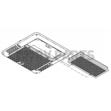Coleman 8330C5731 Chill Grille Assembly