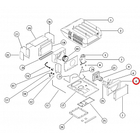 Coleman Mach Cooling Fan Shroud - 6792-1071