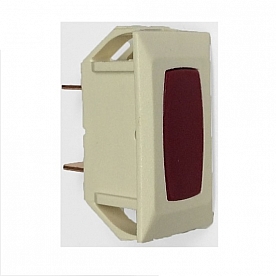 Diamond Group Power Indicator Light, 10 Amp/ 14 Volt Red Light - Ivory - Pack of 3 - DG914PB