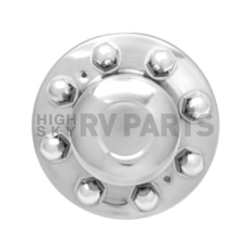 Dicor Corp. Wheel Simulator Axle Cover Stainless Steel Front - V160G4-FHC