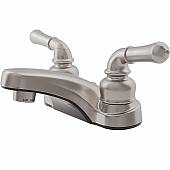 Dura Faucet Classical Series 2 Teapot Handle Silver Plastic for Lavatory DF-PL700C-SN