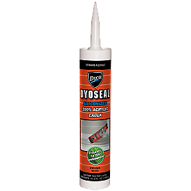 Dyco Paints Caulk Sealant Dyoseal 10.1 oz. White Paintable