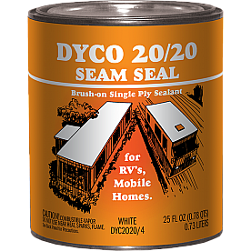 Dyco Paints Caulk Sealant SEAM SEAL Paintable White 1 Quart