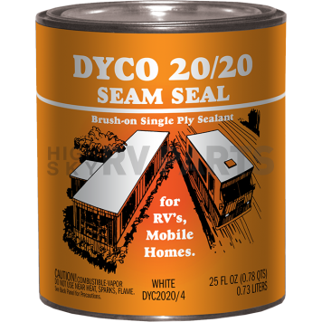 Dyco Paints Caulk Sealant SEAM SEAL Paintable White 1 Quart