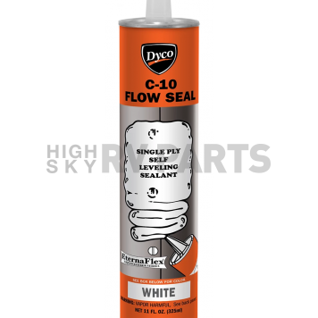 Dyco Paints Roof Caulk Sealan Flow Seal 11 oz. White
