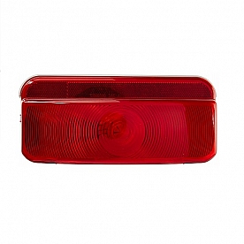 Fasteners Unlimited Tail Light Incandescent Red 8-5/8 inch x 3-3/4 inch
