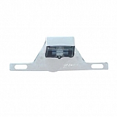 License Plate Bracket with Light - Molded White - 003-70P