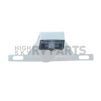 License Plate Bracket with Light - Molded White - 003-70P