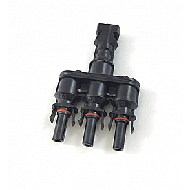 Go Power SC-BC-3M1F Solar Panel Three MC4 Male x One MC4 Female Connector