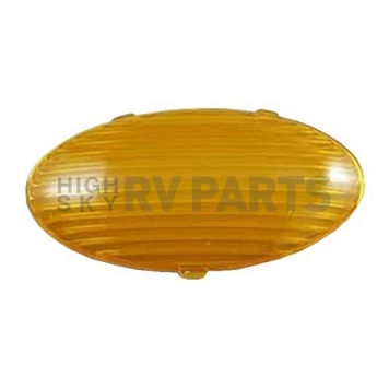Gustafson Porch Light Lens for AM4032 And AM4033 - Oval Amber - GSAM4047