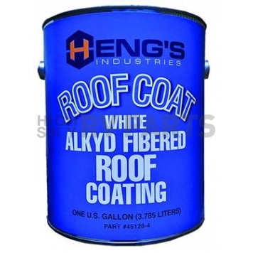 Heng's Industries RV Roof Coating White Fibered 1 Gallon