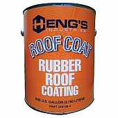 Heng's Industries RV Roof Coating White for Rubber Roofs 1 Gallon