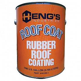 Heng's Industries RV Roof Coating White for Rubber Roofs 1 Gallon