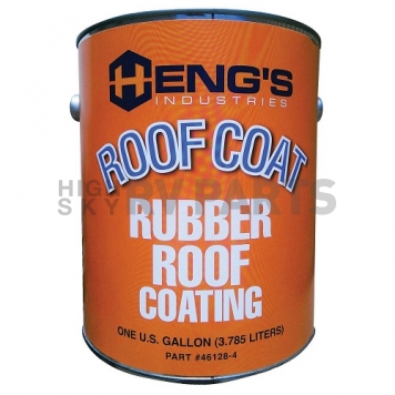Heng's Industries RV Roof Coating White for Rubber Roofs 1 Gallon