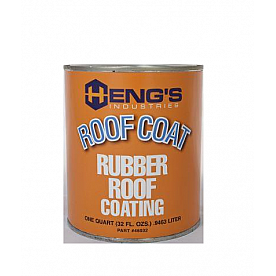 Heng's Industries RV Rubber Roof Coating White 1 Quart