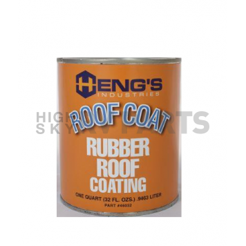 Heng's Industries RV Rubber Roof Coating White 1 Quart