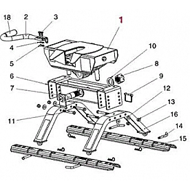 Husky Towing Hitch Head Assembly 25K 07075
