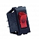 JR Products 120 Volt On/ Off Switch, 3 Terminals, Red Illuminated, SPST Black 12515