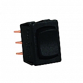 JR Products Mini Mom-On / Off / Mom-On Switch, Black - SPDT