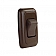 JR Products Multi Purpose On/Off Rocker Switch SPST - Brown With Bezel 1/Pkg