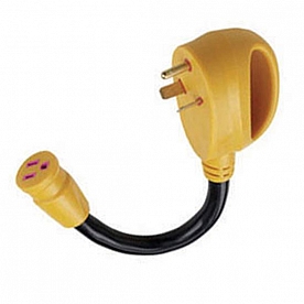 Marinco RV Power Cord Adapter 30 Amps To RV x 15 Amp Standard Power Outlet