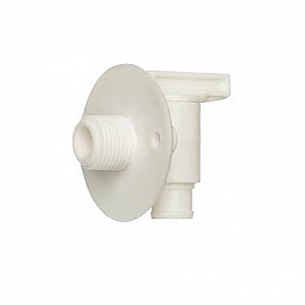 Petersen Molding Fresh Water Tank Drain Valve - 3/8 Inch Male Thread - 18-957 A/W