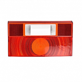Peterson Mfg. Trailer Light Lens Rectangular Red with License Light for 25914