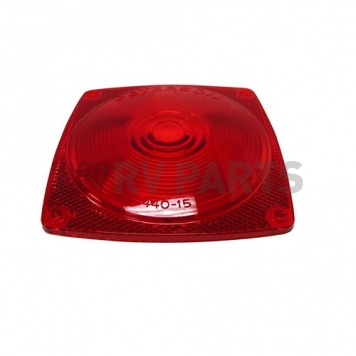 Peterson Mfg. Trailer Light Lens Square Red 