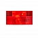 Peterson Mfg. Trailer Stop/ Turn/ Tail Light Incandescent Rectangular Red 8-9/16 inch x 7-1/4 inch