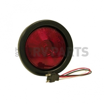 Peterson Mfg. Trailer Stop/ Turn/ Tail Light Incandescent Round Red 4 inch