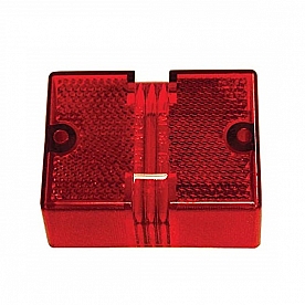Peterson Mfg. Turn Signal-Parking-Side Marker Light Lens Red - 56-15R