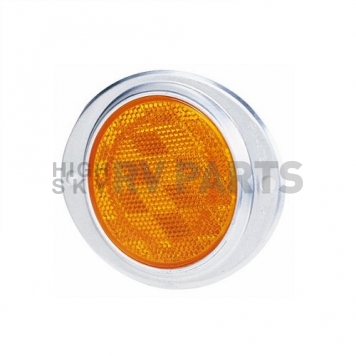 Reflector Round Amber Lens with Aluminum Housing