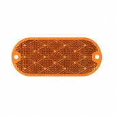 Peterson Mfg. Reflector Amber Lens Amber Oblong Without Housing - B479A
