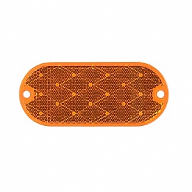 Peterson Mfg. Reflector Amber Lens Amber Oblong Without Housing - B479A