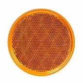 Peterson Mfg. Reflector Round  Quick Mount Amber Lens