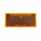 Reflector Quick Mount Amber Lens Without Housing Adhesive Backing