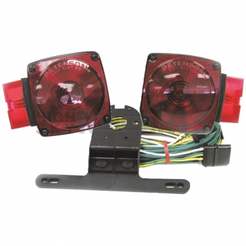 Peterson Mfg. Trailer Tail/ Rear Lighting/ Side Marker Light/ Reflector Incandescent Square Red