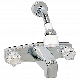 Phoenix Products Faucet 2 Handle Chrome Plastic for Lavatory PF214349