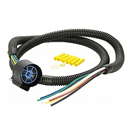 Pollak Trailer Wiring Connector, For 7 Way RV OEM Replacement Socket 4'