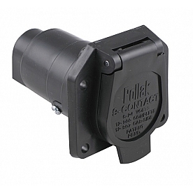 Trailer Wiring Connector, Car End 9 Way Round Socket