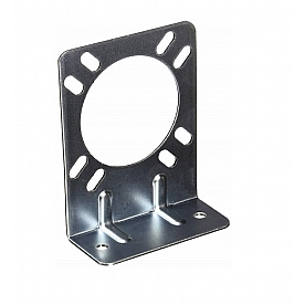 Pollak Trailer Wiring Connector Mounting Bracket For7 Way Plug - Right Angle