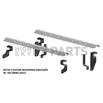 PullRite Fifth Wheel Hitch 16K Custom Mounting Kit 2732 for 2004 - 2014 Ford F150